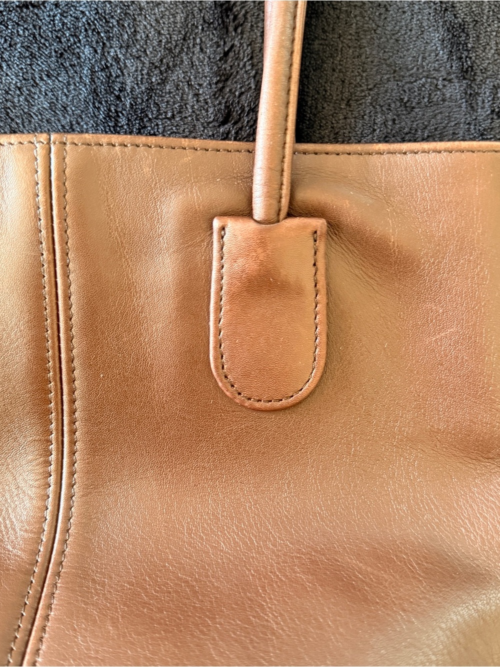 Coach 1996 Vintage Mahogany Lunch Tote Leather Shoulder Bag - Picture 7 of 12